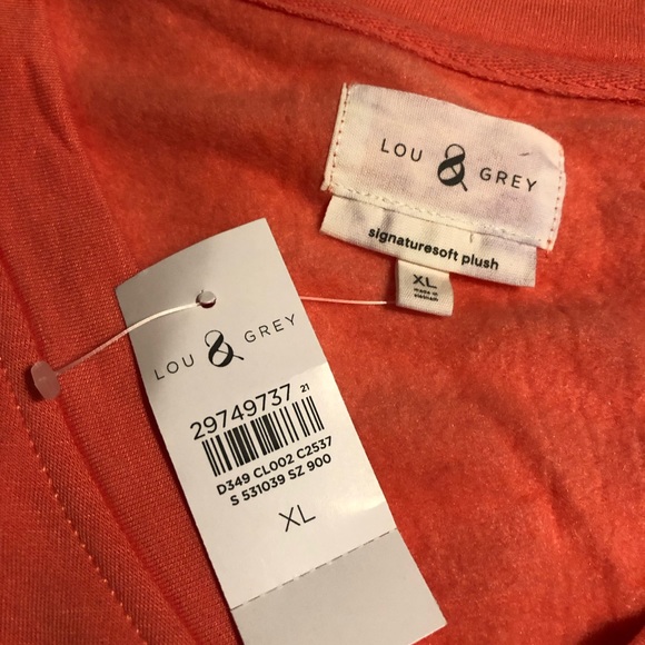 Lou & Grey Signaturesoft Plush Crop Top, Size XL, NEW - Picture 5 of 6